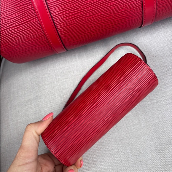 Louis Vuitton Red Satchel Bag - Picture 7 of 16